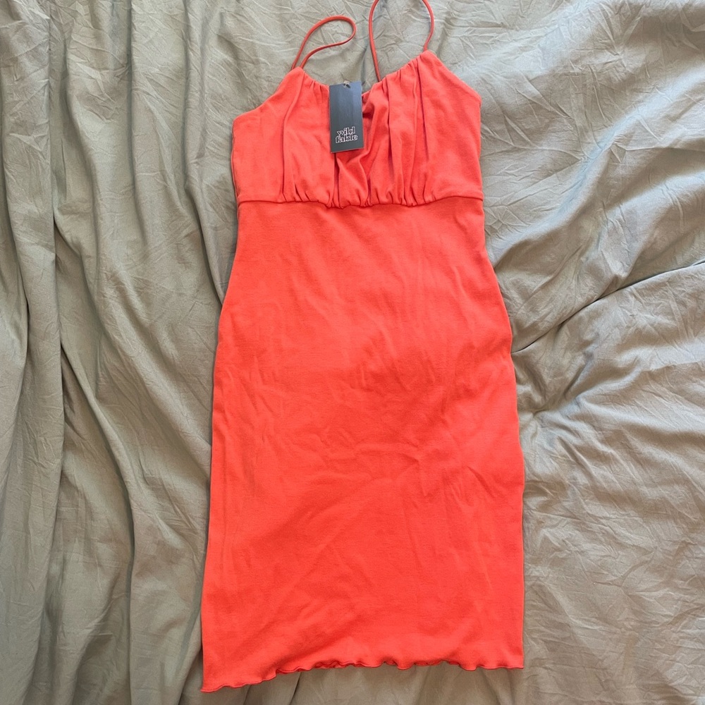 NWT- Wild Fable Mini Dress- Orange- Xsmall
